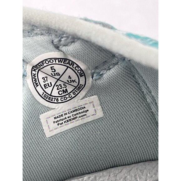 KEEN Teal Camo Waterproof Hiking Sandals Kid’s US 5 - Picture 4 of 7